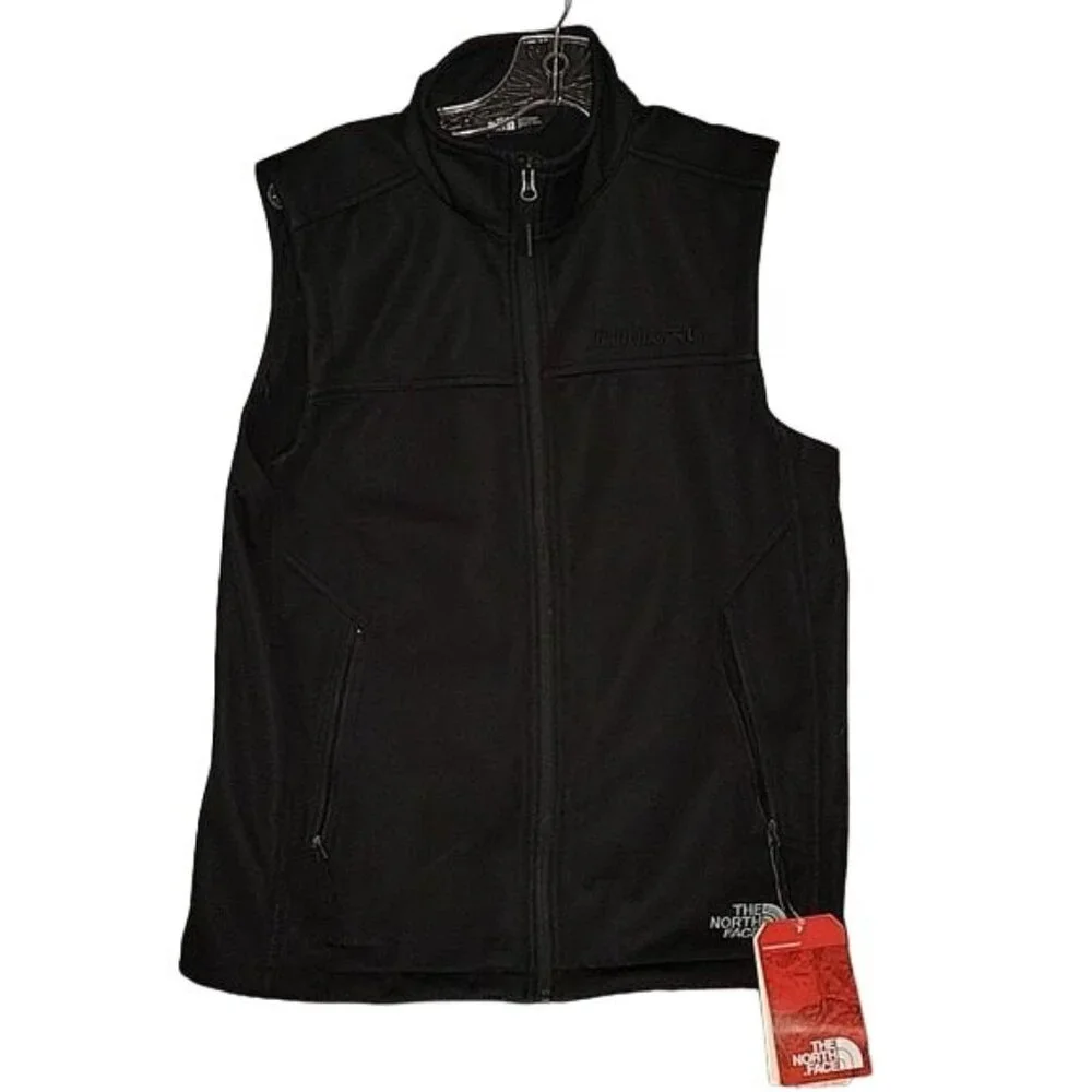 The North Face Ridgewall Softshell Vest S Black BaBylissPRO‎ Logo Zipper Pockets